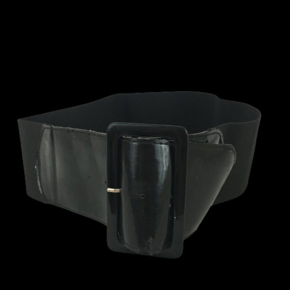 other Other - Belt Women's Stretchy Black Vintage SKU 000334-7